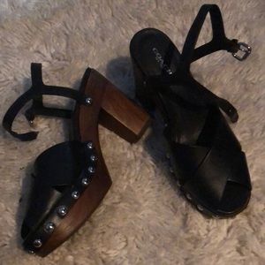Black coach shoes